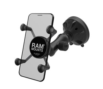 RAM Mount X-Grip smartphone zuignap set compacte zuignap RAP-B-166-2-UN7BU