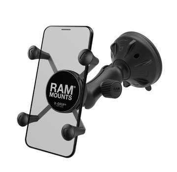 RAM Mount X-Grip smartphone zuignap set compacte zuignap RAP-B-166-2-UN7BU