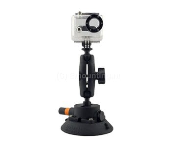 Seasucker Action Cam Mount  op 4.5" zuignap met vacuumpompje