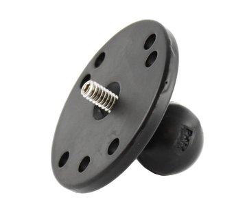 RAM Mount B-Kogel (25 mm) met Ronde Camerabasis 1/4"-20 Aansluiting