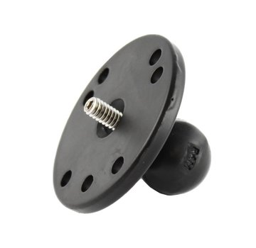 RAM Mount B-Kogel (25 mm) met Ronde Camerabasis 1/4"-20 Aansluiting