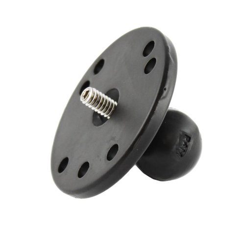 RAM Mount B-Kogel (25 mm) met Ronde Camerabasis 1/4"-20 Aansluiting