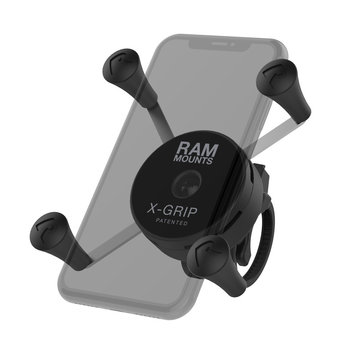 RAM Mount X-Grip® Telefoonhouder met laag profiel stuurbasis met tie-rips  RAP-460Z-UN7U