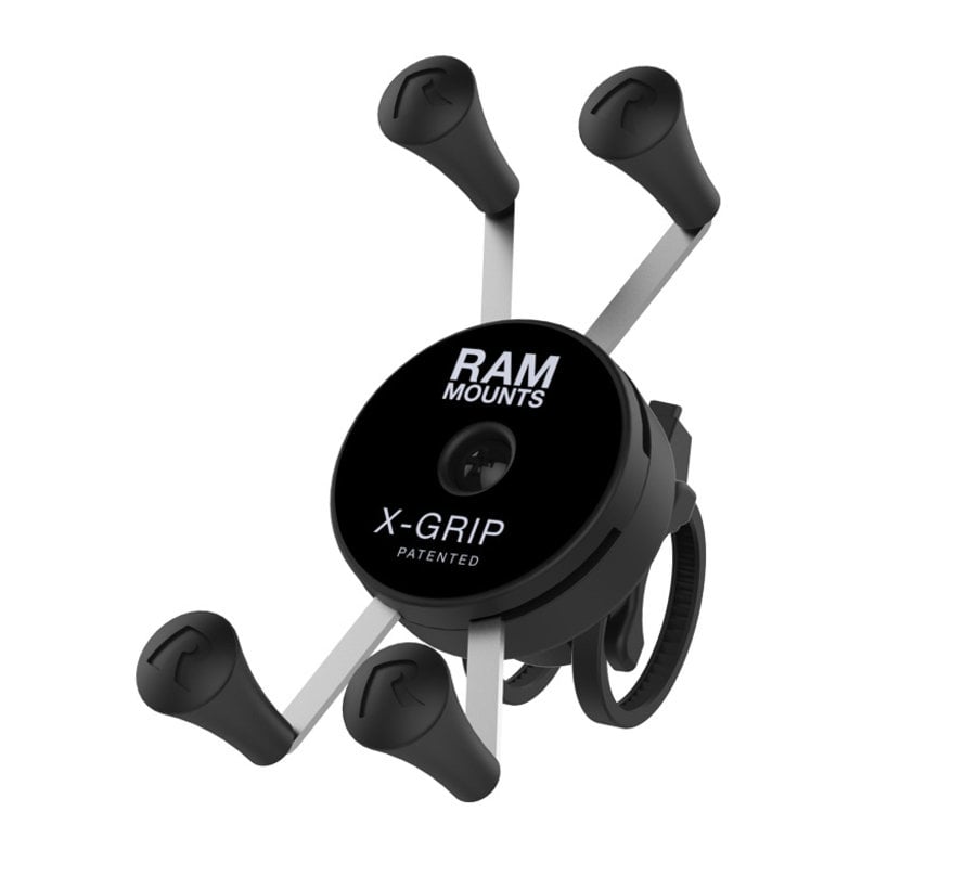 X-Grip® Telefoonhouder met laag profiel stuurbasis met tie-rips  RAP-460Z-UN7U