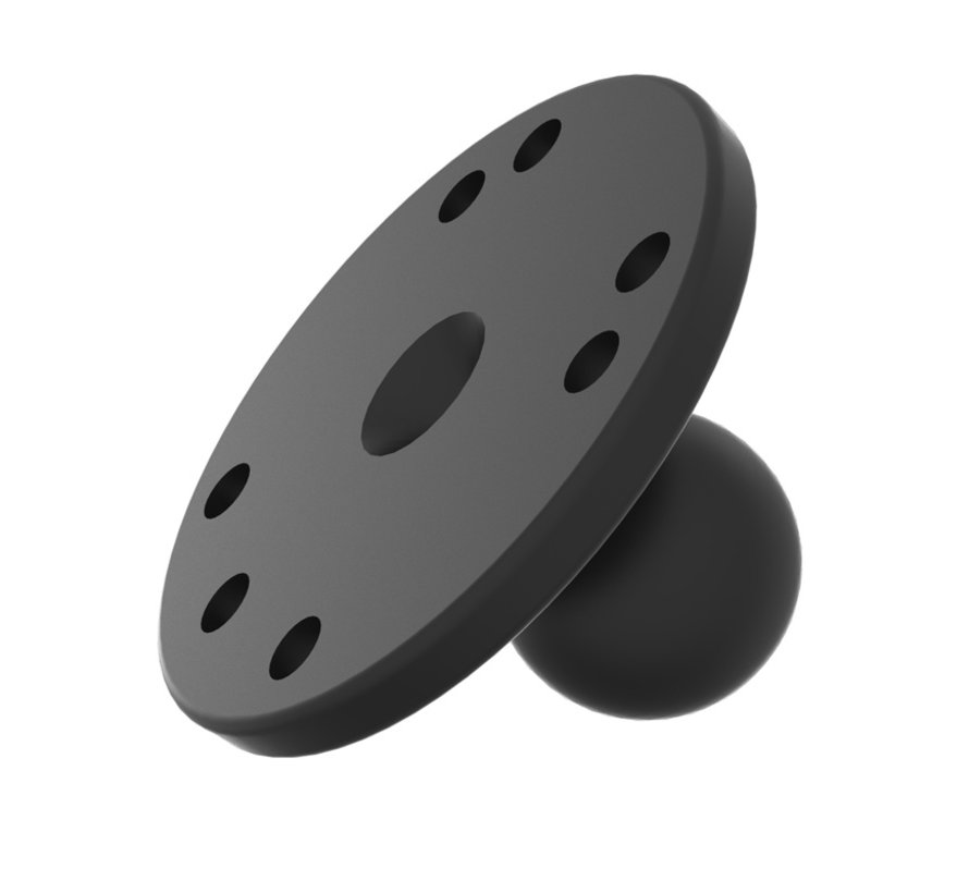 B-Kogel (25 mm) Aluminium Basis Rond - RAM-B-202U