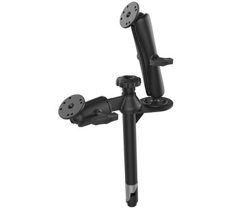 RAM Mount 8” Upper Pole Single swingarm and Double Ball Mount