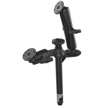 RAM Mount 8” Upper Pole Single swingarm and Double Ball Mount
