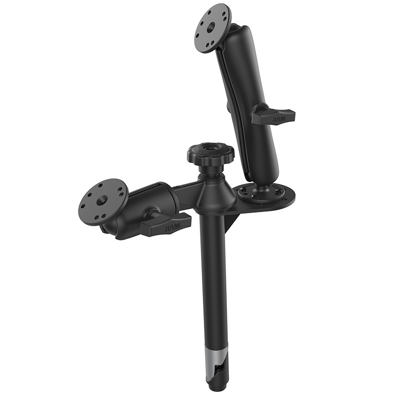RAM Mount 8” Upper Pole Single Swingarm and Double Ball Mount