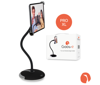 GOOS-E Tablet houder iPad standaard PRO-XL 9-14 inch met 55 cm hals