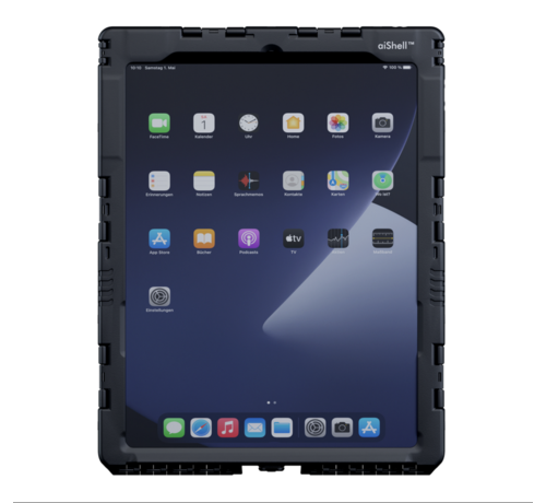 aiShell 12 heavy duty case iPad 12.9 (gen 3/4/5)  Zwart