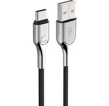 Cygnett Armoured Braided USB-C to USB-A Cable 2m Black