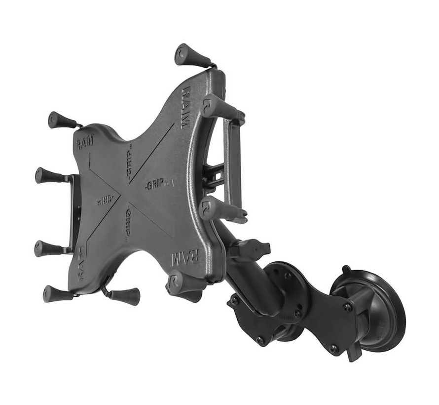 Dubbele Zuignap X-Grip set 9-11" inch tablets