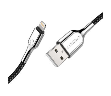 Cygnett Armoured Braided Lightning to USB-A Cable 1m Black