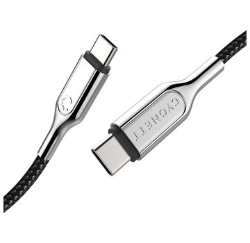 Cygnett Armoured Braided USB-C to USB-C Cable 2m Black