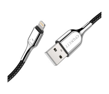 Cygnett Armoured Braided Lightning to USB-A Cable 3m Black