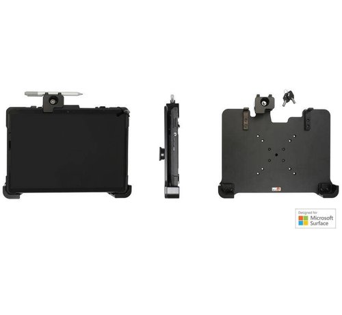 Brodit  houder Microsoft Surface Pro 8 with keylock , UAG Metropolis Series Case.