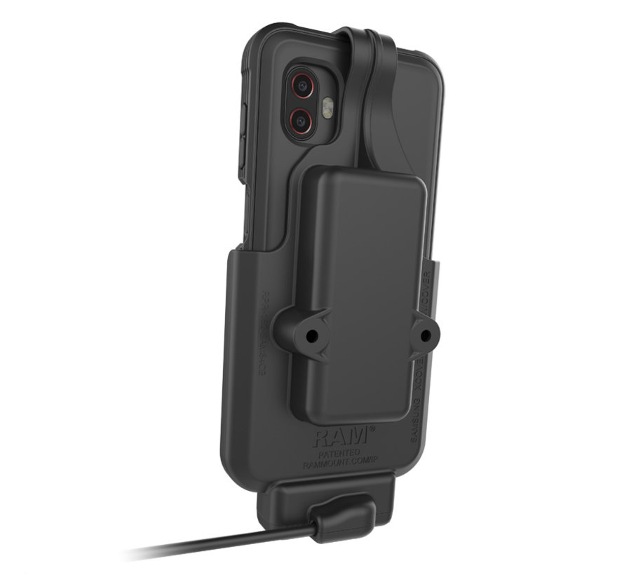 EZ-Roll'r™ Powered Dock for XCover7 Pro & 6 Pro met Factory Case