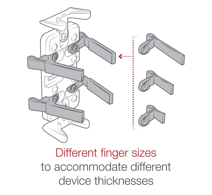 Universele houder vingergrips RAM-HOL-UN4U