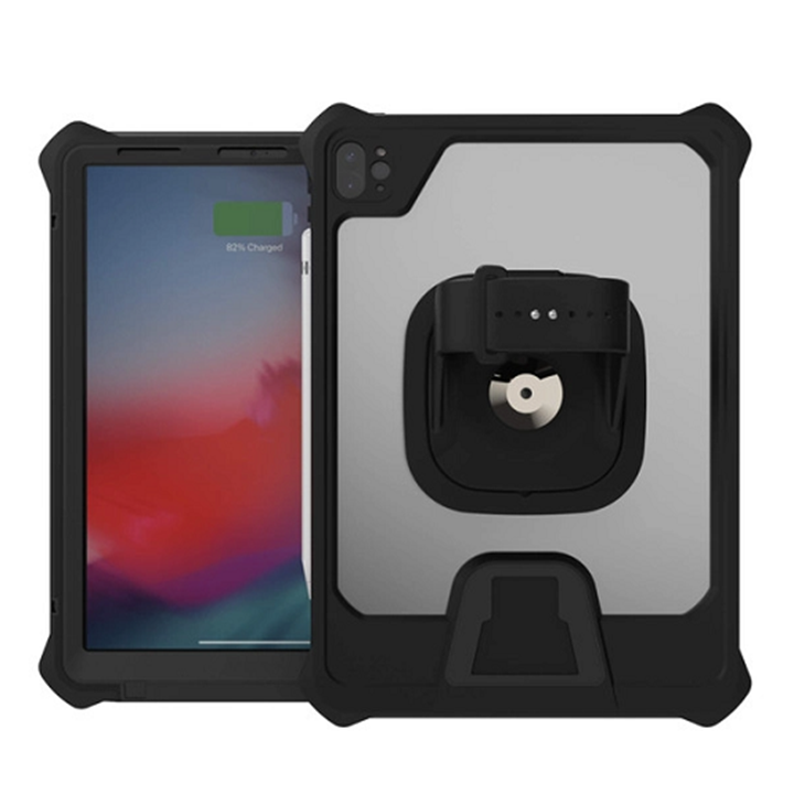 The Joy Factory aXtion Volt Dock&Charge iPad Pro 11" case met handstrap