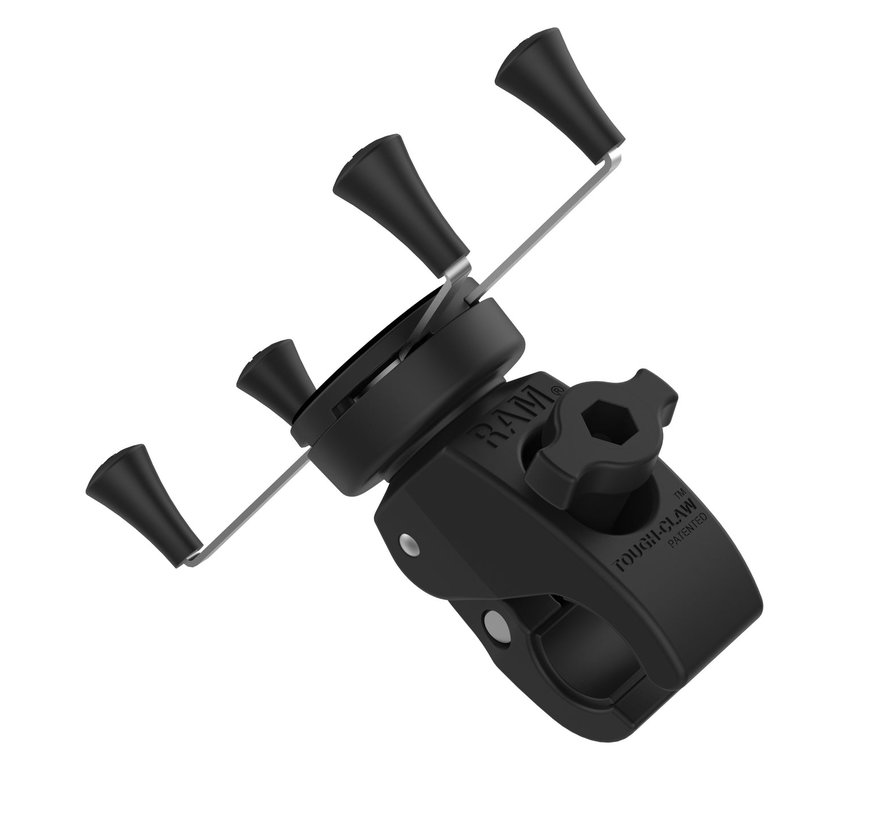 X-Grip® Large Phone Mount met Low-Profile Medium Tough-Claw™  RAM-HOL-UN10-404-2U