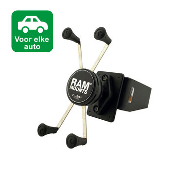 Emounts X-Grip Large smartphonehouder auto met Brodit Proclip