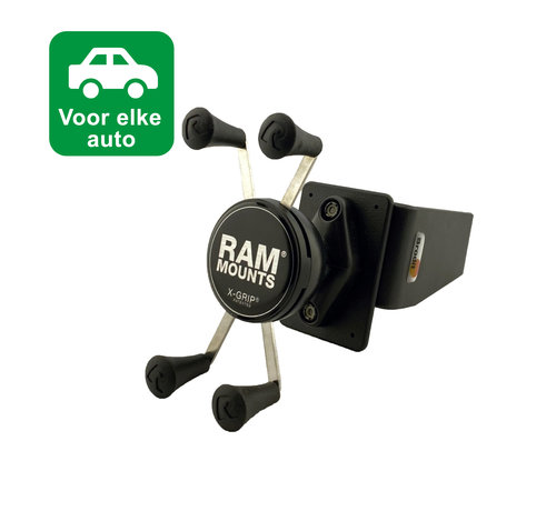 Emounts X-Grip smartphonehouder auto met Brodit Proclip