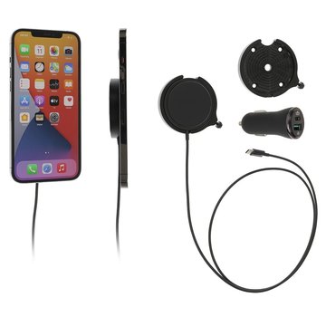 Brodit houder + Apple 15W MagSafe Charger-zwart/sig iPhone 12-14 216324
