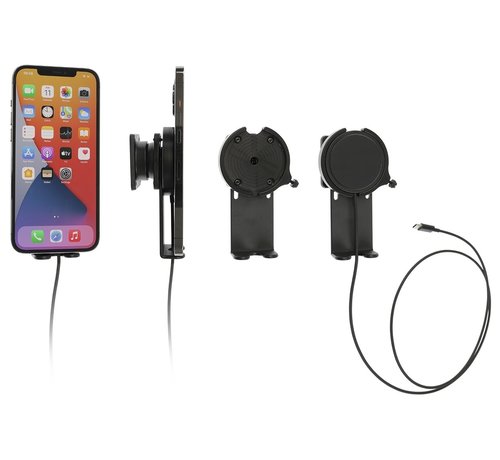 Brodit houder/support met 15W MagSafe Charger-zwart iPhone 12-16 216326