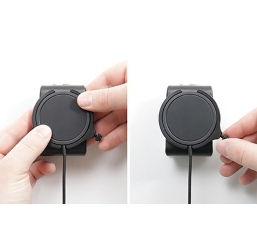 houder/swivel met 15W MagSafe Charger-zwart iPhone 12-14 216323