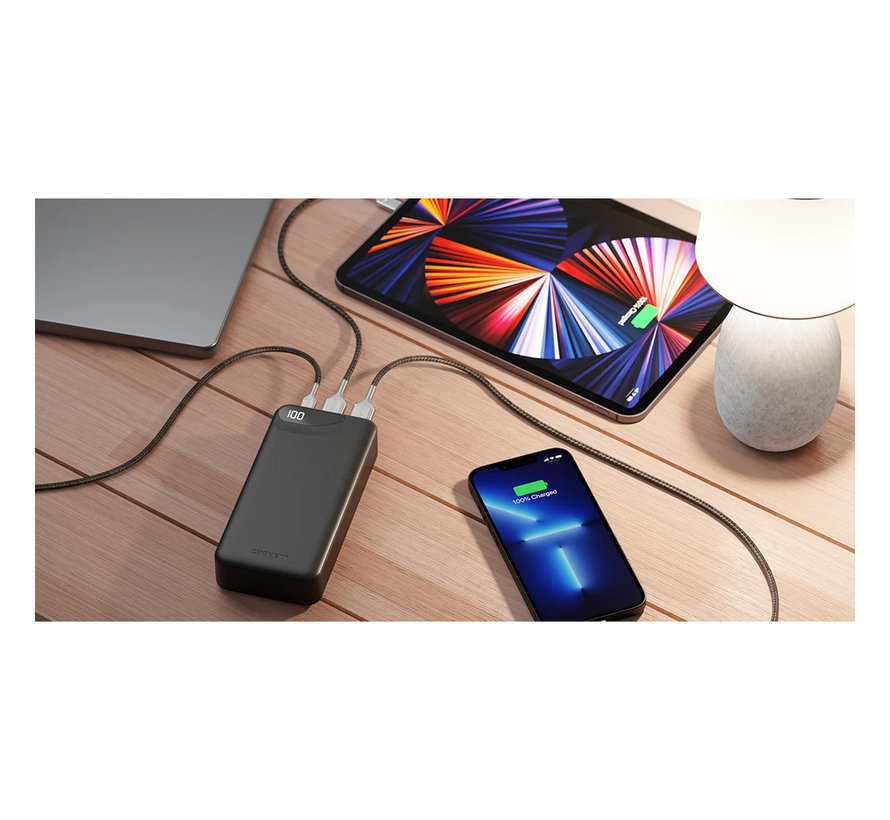 Boost 3 fast charging 20.000 mAh Power Bank Black