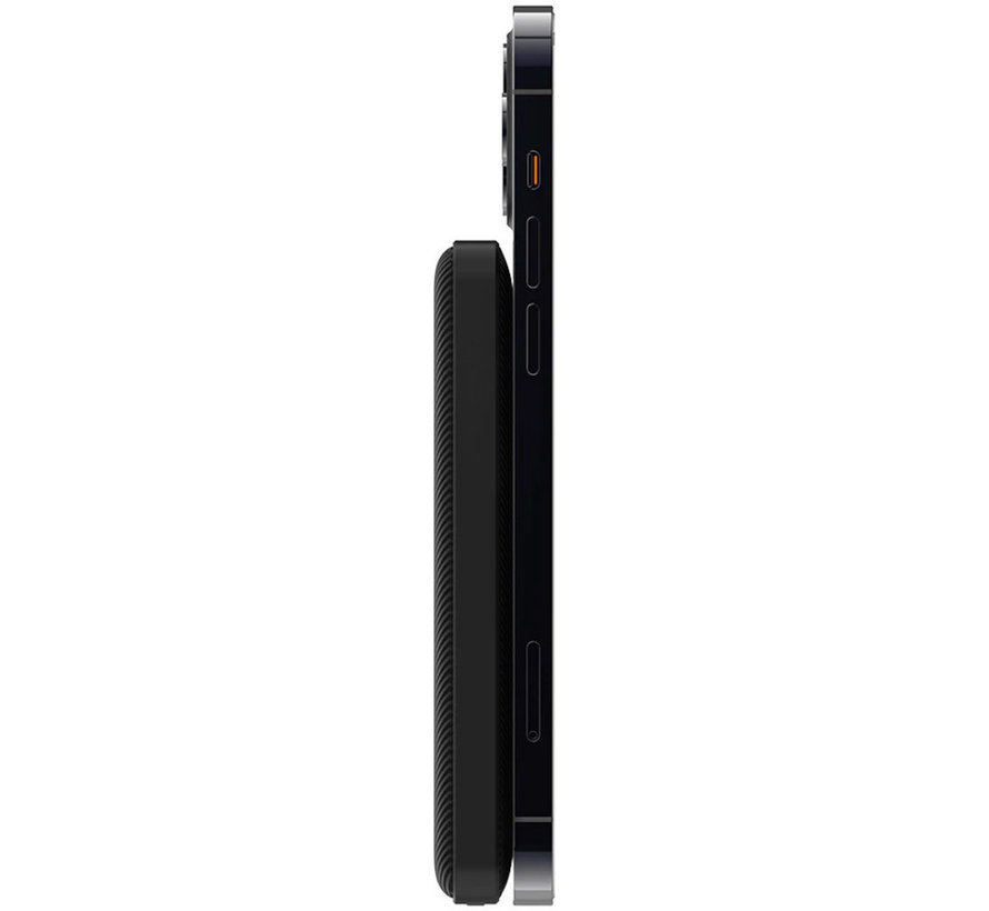 Mag5000 Magnetic Wireless Power Bank Black