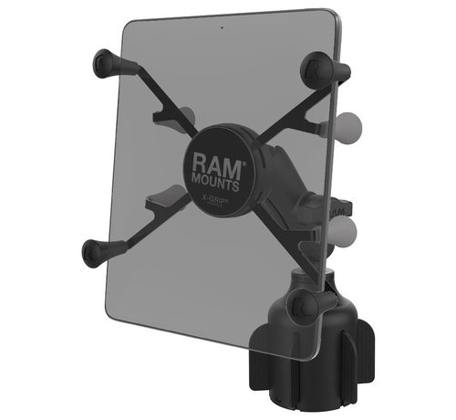 RAM Mount Stubby™ Cup Holder base met X-Grip kleine tablets