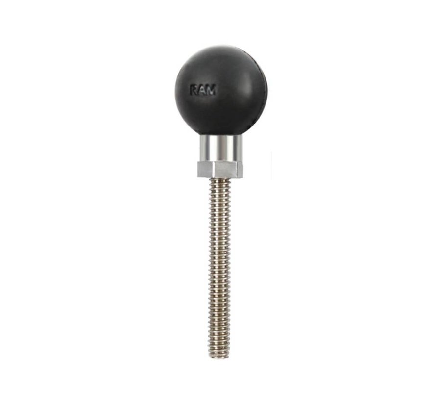 6,5 cm RVS Bout met B-Kogel (25 mm) - RAM-B-273U