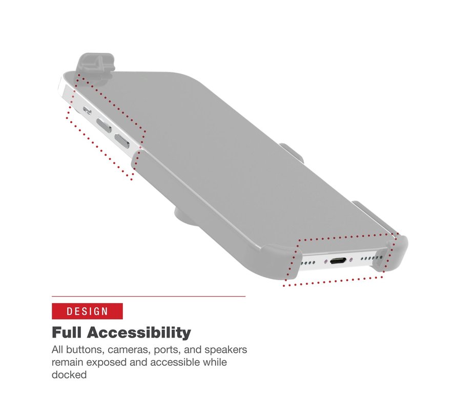 Houder iPhone 14 Plus/Pro Max, 15 Plus & 16 Plus
