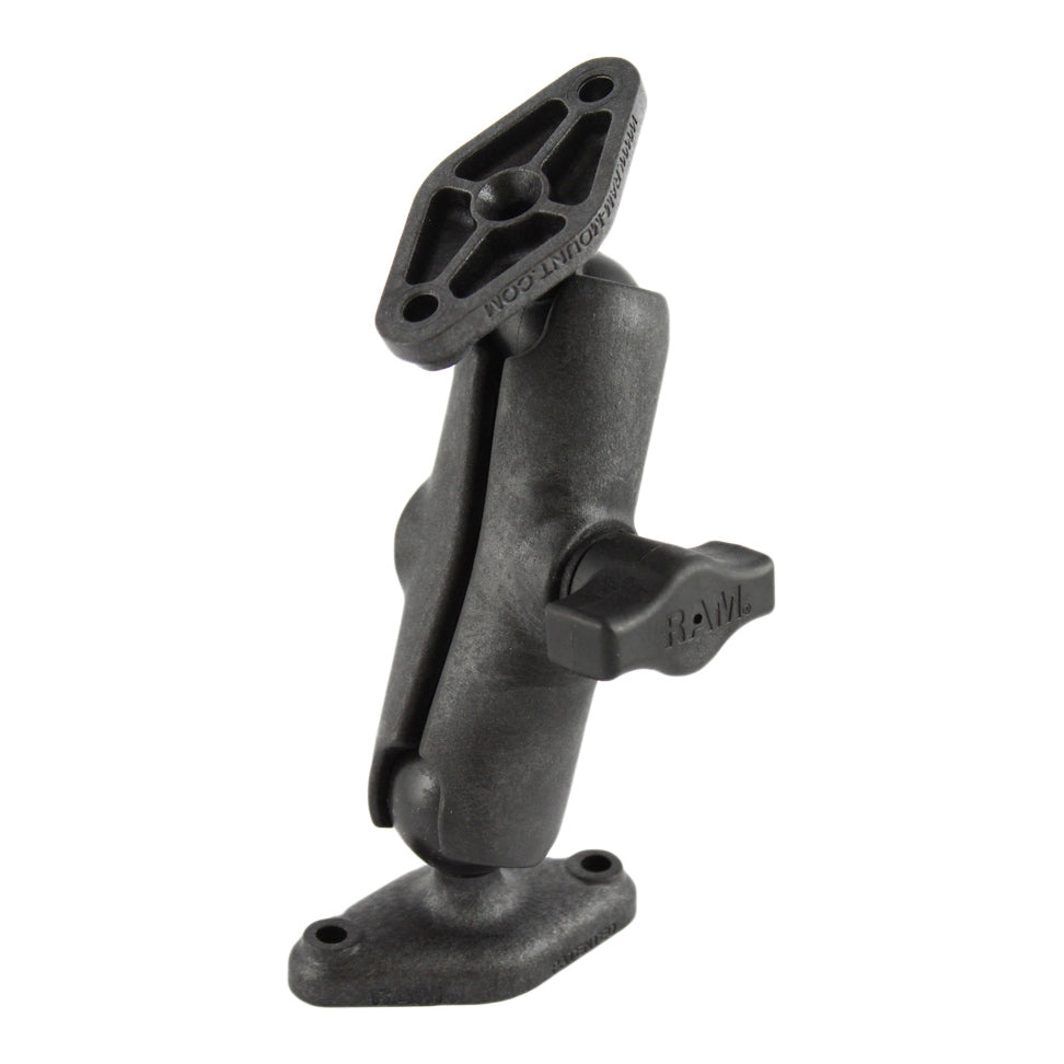 RAM Mount RAM-B-102U-A: Kit Fissaggio Con Base A Diamante E Braccio Corto Per Supporto Universale - 4