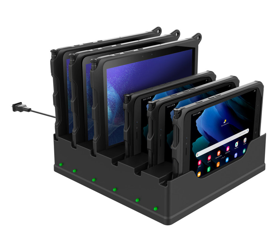 6-Port Dock for Tab Active5 Pro, Tab Active4 Pro, Tab Active Pro, Tab Active5/3/2