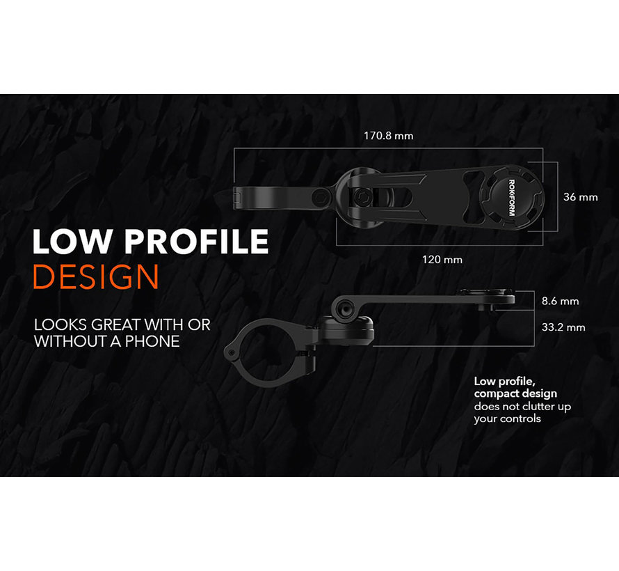 Motor stuurbeugel en Samsung case Bundel