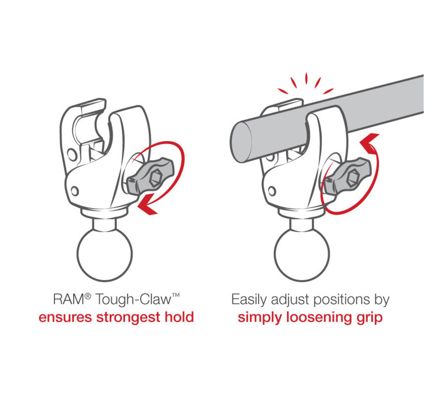 Trolling Motor Stabilizer Mount met Tough-Claw