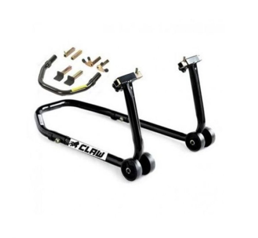 CLAW Paddock Stand Motor - Voor/Achter - Inclusief Adapters