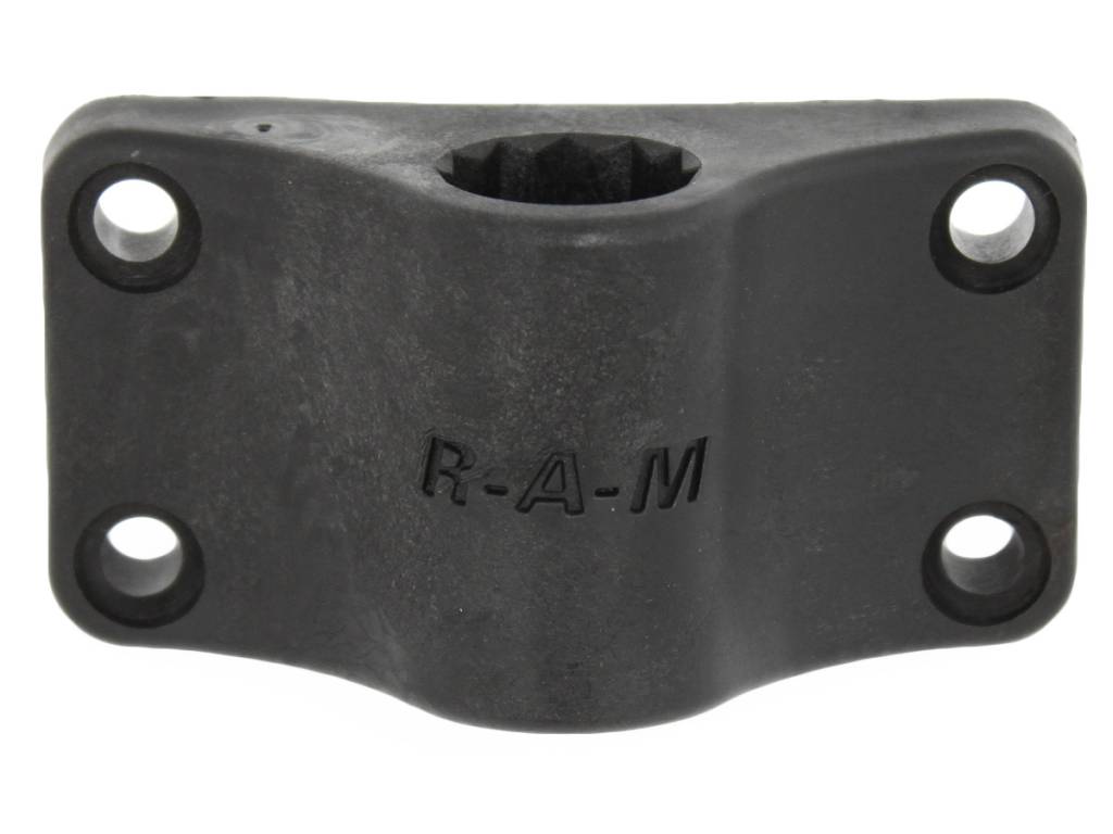 RAM Mount ROD™ Bulkhead Vertical Base for Spline Posts