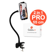 GOOS-E Tablet houder + Telefoonhouder PRO (2 in 1) met 55 cm hals