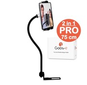 GOOS-E Auto tablet houder + telefoonhouder PRO- Extra hoog 75 cm