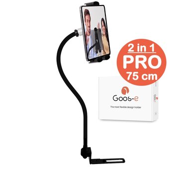 GOOS-E Auto tablet houder + telefoonhouder PRO- Extra hoog 75 cm