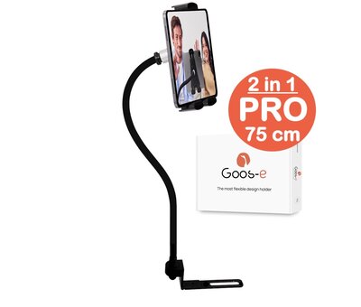 GOOS-E Auto tablet houder + telefoonhouder PRO - Extra hoog