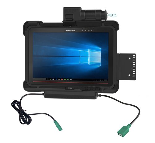 RAM Mount Anti-diefstal voeding + data dock voor Honeywell RT10 Tablet