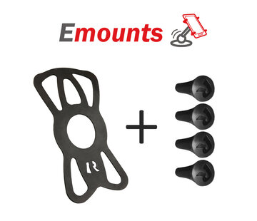 Emounts X-Grip Reserve kit 4pcs dopjes + tether