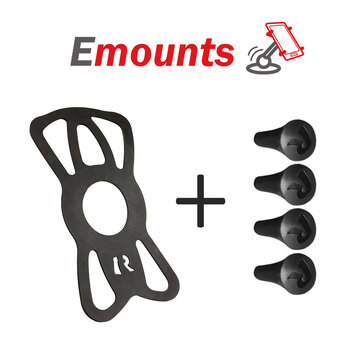 Emounts X-Grip Reserve kit 4pcs dopjes + tether