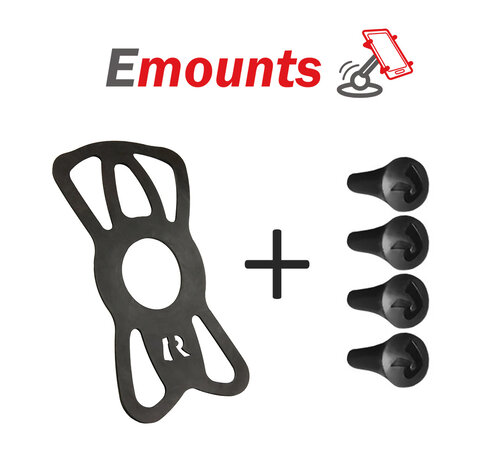 Emounts  X-Grip Reserve kit 4pcs dopjes + tether