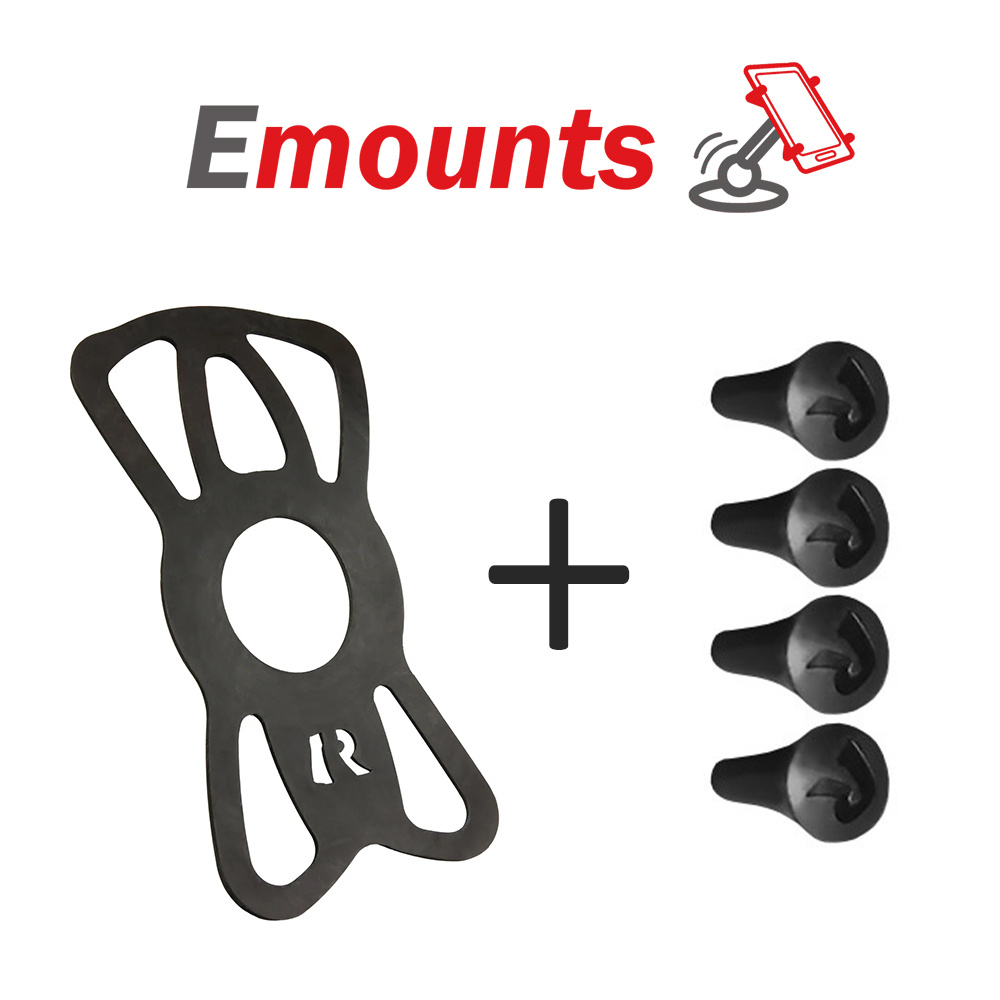 Emounts  X-Grip Reserve kit 4pcs dopjes + tether