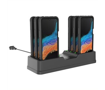 RAM Mount 6-Port Charging Dock for Samsung XCover6 Pro with OEM or RAM® Skin™